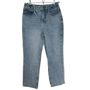 Good American Women Good Heritage Straight Jeans 90's High Rise Crop 4/27 EUC